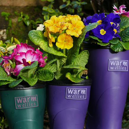 Repurpose old warm wellies